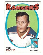 1971 OPC #74 TED IRVINE NRMT - NICE CARD !!!