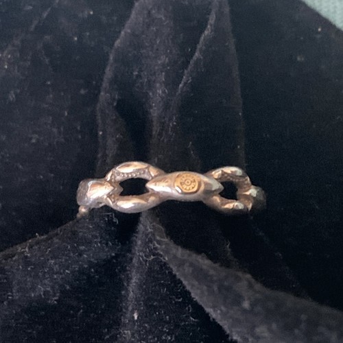Tacori sterling 18k curb - tacori,