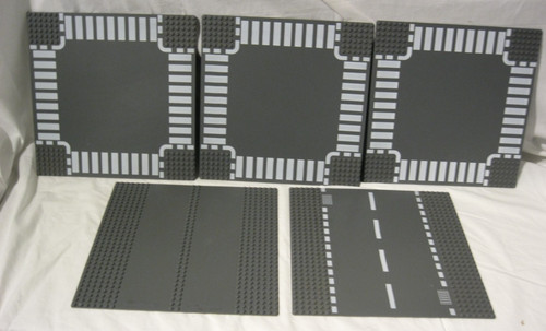 Lego grey road base boards - grey,
