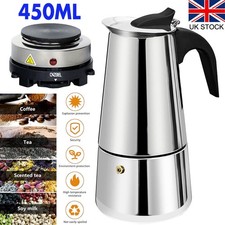 9 Cup Moka Pot w/Electric