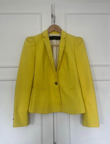 Zara blazer yellow eur - blazer,