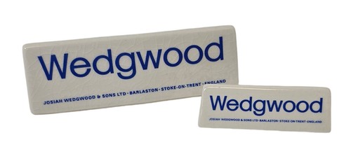 Wedgwood plaque signs - plaque, x2