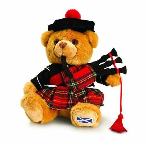 Keel toys scottish piper bear - keel,