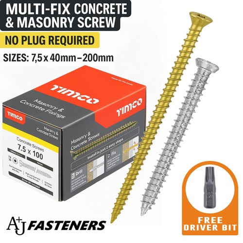 Concrete screws frame fixing - concrete,