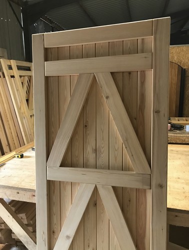 Wooden shed doors custom - wooden, built