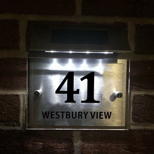 Personalised house number - personalised,