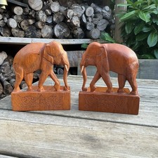 Vintage Wooden Folding Carved