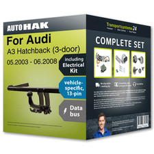 Towbar detachable for AUDI A3