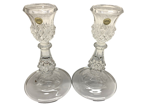 Pair glass crystal arques - glass,