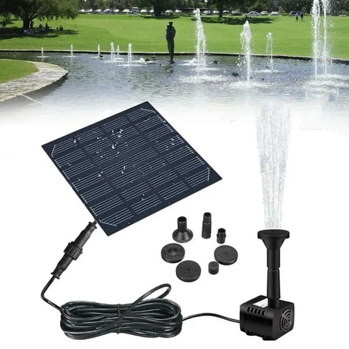 Mini solar fountain - solar, pump