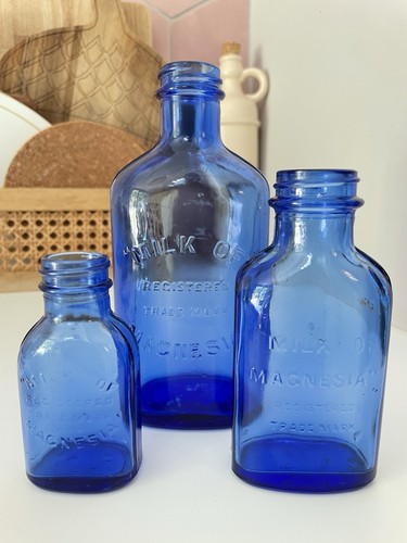 Vintage cobalt blue - cobalt, milk