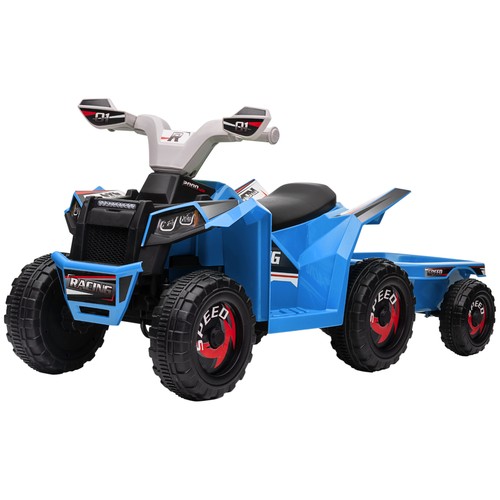Homcom electric quad - quad, 6v