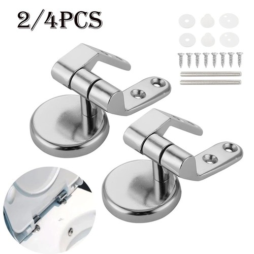 Universal toilet seat hinges - toilet,