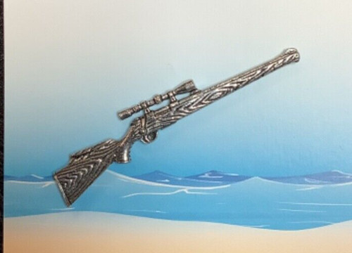Hunting rifle silver - rifle,