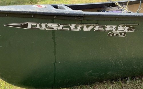 Old town 169 canoe - old, full