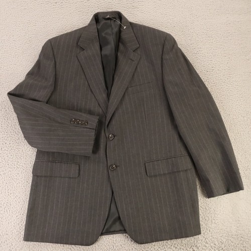 Chaps jacket gray striped - jacket, m