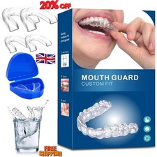 4X Mouth Guard Teeth Grinding Guard Dental Night Guard Custom Fit for Bruxism
