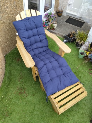 Wooden garden chair foot rest - chair,,