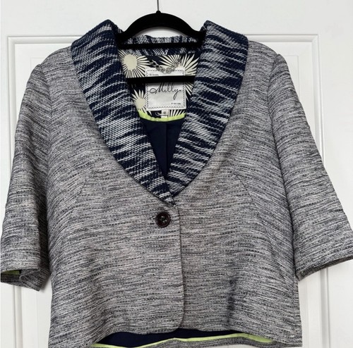 Milly cropped spring blazer - spring,