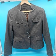 Next Pinstripe Military Jacket
