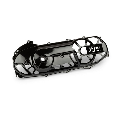 Black cut transmission cover - black,