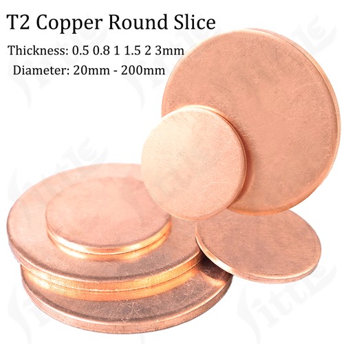 Dia 200mm solid - 20-200mm, copper
