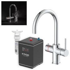 Boiling Hot Water Tap Instant Chrome Mono 3 in 1 Hot/Cold Water Filter & Tank