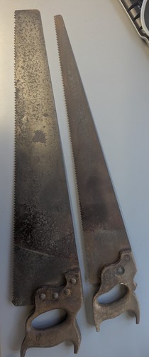 Large 60cm vintage wood - 2,