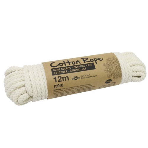 Heavy duty cotton rope 12m - rope,
