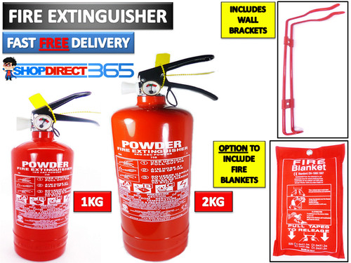 Fire extinguisher dry - extinguisher, powder