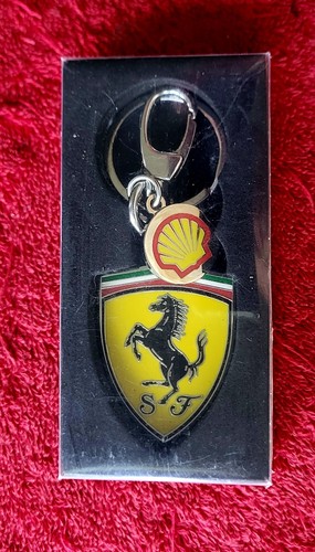 Ferrari keyring enamel shield - keyring,