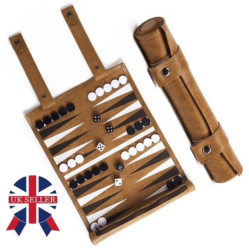 Travel backgammon set - travel, portable
