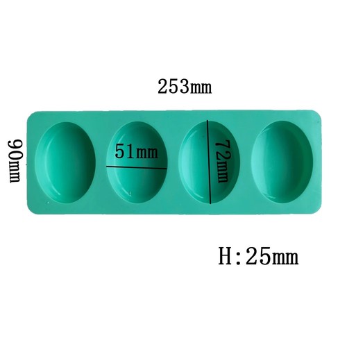 Hole oval silicone - silicone, soap
