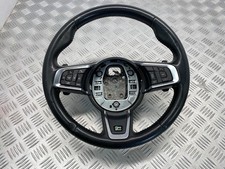 2017 JAGUAR XE LEATHER MULTIFUNCTIONAL STEERING WHEEL GENUINE GX7M-3F563-GC