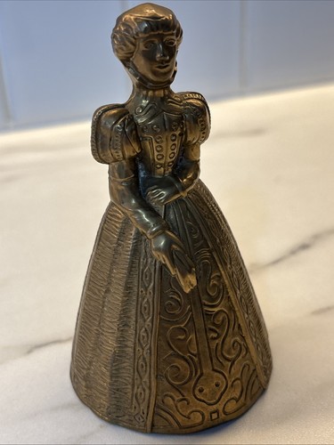 Brass handheld bell - handheld,