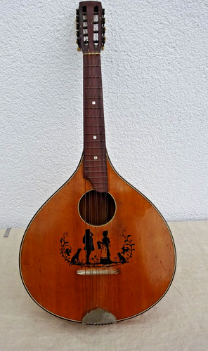 Vintage forest zither - vintage,