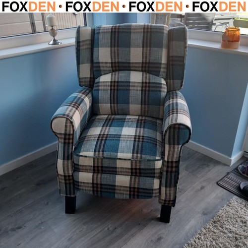 Wingback reclining chair - wingback, push