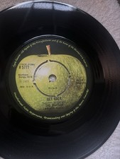 the beatles 7 vinyl single get back Rare Irish Pressing