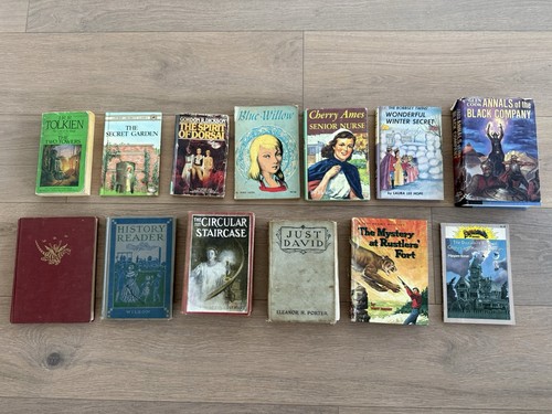 Vintage book lot old - lot, 13