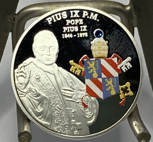 Papal coat arms pope pius - pope, ix