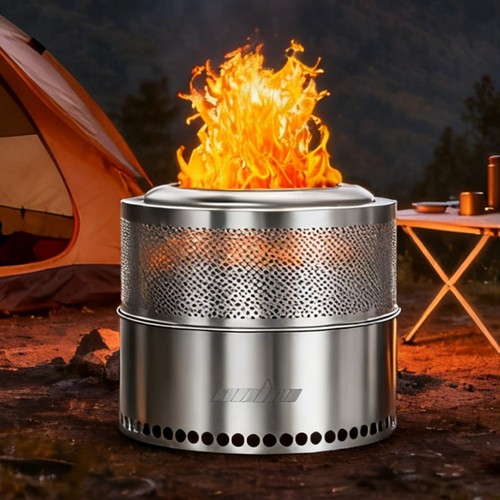 Large smokeless fire pit - smokeless,