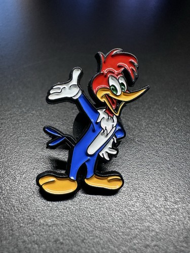 Woody woodpecker enamel pin - woodpecker,