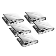 5x Emergency Blanket Survival Blanket 130*210cm Foil Space Blankets Insulated