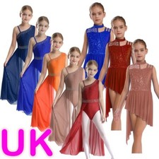 UK Girls Lyrical Dance Dress