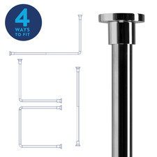 Croydex Shower Curtain Pole 4