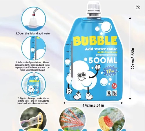 Giant bubble solution ready - solution,