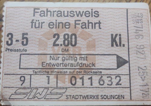 Stadtwerke solingen vrr ticket - stadtwerke,