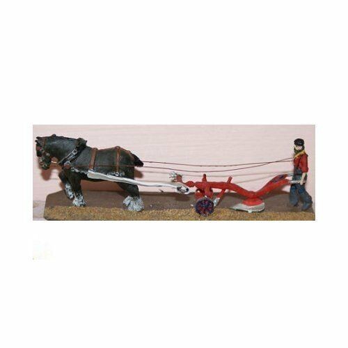 Horse drawn plough - plough, &