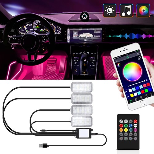 Car interior footwell led - car,