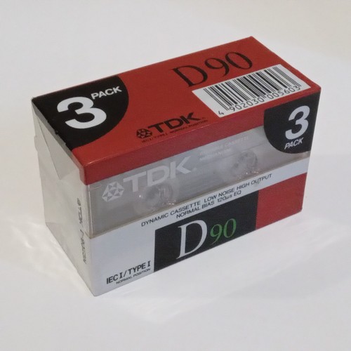 Tdk d90 audio - cassette, 3